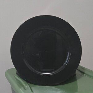 BLACK CHARGER PLATES